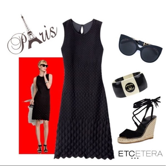 Etcetera Dresses & Skirts - Etcetera black knit dress